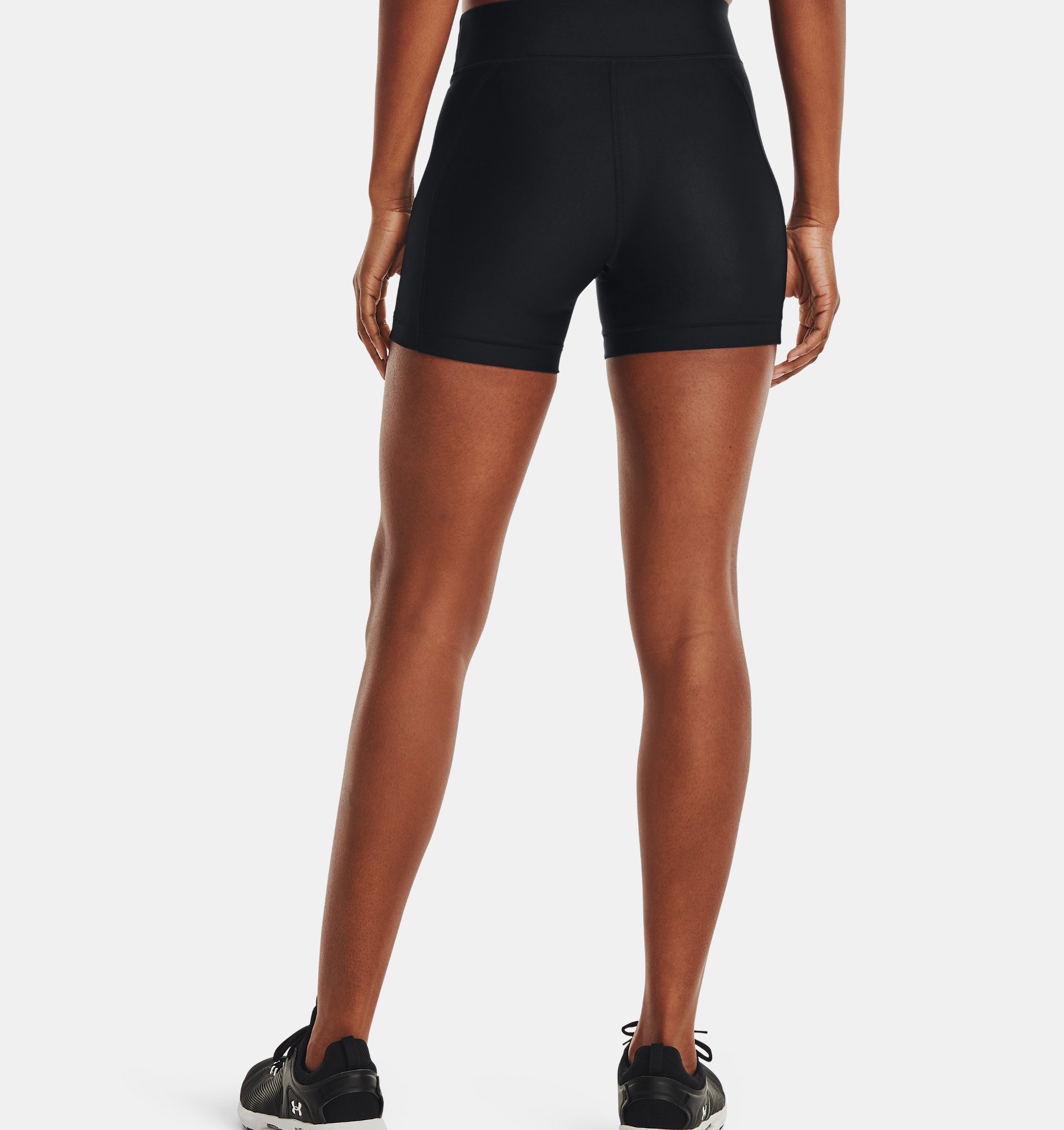 Under Armour Womans Heatgear Shorts 2.0 black/white 